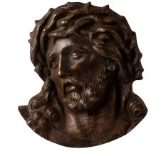 Brass Jesus Christ Plate for Wall Hanging