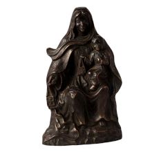 Handmade Brass Wall Plate in Christian Art