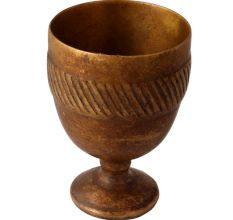 Old Drinking Brass Wine Glass