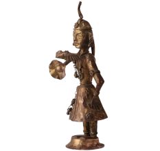 Brass Metal Musician Dancer Figurine Statues