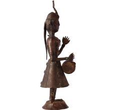 Brass Metal Musician Statues Art