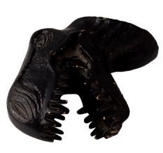 Elegant Black T Rex Dinosaur Statue