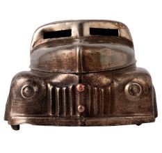 Vintage Brass Car Storage Box for Home Decor