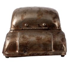 Vintage Brass Car Storage Box for Home Decor