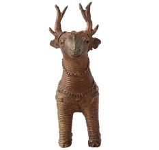 Handmade Deer Statue in Tribal Art