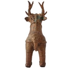 Handmade Deer Statue in Tribal Art