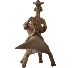 Traditional Animal & Rider Statue in Tribal Art