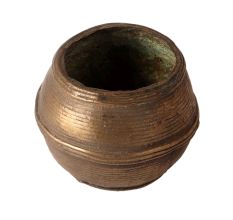 Brass Rice Measuring Bowl for Decor