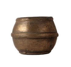 Brass Rice Measuring Bowl for Decor