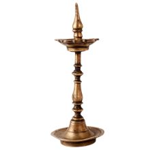 Brass Traditional Oil Lamp From Kerela