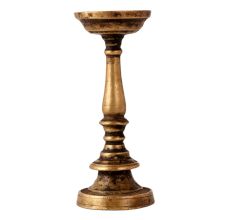 Golden Decoration Brass Pillar Candle Holder