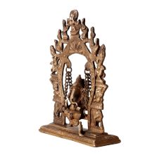 Brass Lord Ganesha Sitting on Swing