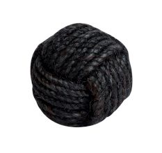 Black Jute Round Cabinet Knobs