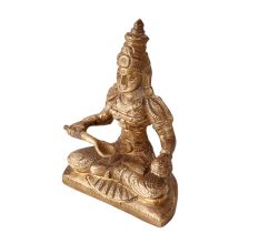 Handmade Brass Statue Of Ma Annapurna Devi