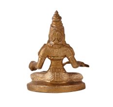 Handmade Brass Statue Of Ma Annapurna Devi