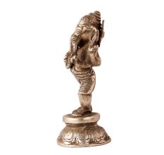 Handmade Brass Statue Of Standing Lord Ganesha