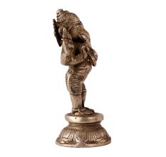 Handmade Brass Statue Of Standing Lord Ganesha