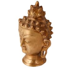 Brass Buddha Head Statue For Decoration