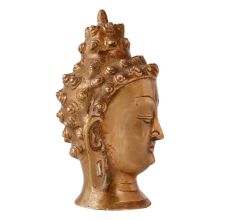 Brass Buddha Head Statue For Decoration