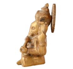 Lord Ganesha Brass Statue Deco Work