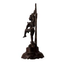 Elegant Black Brass Nataraja Statue