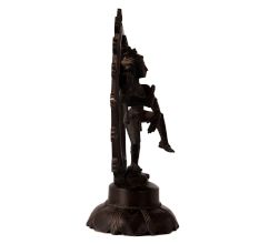 Elegant Black Brass Nataraja Statue
