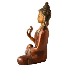 Handmade Seated Buddha Statue for Decor
