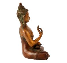 Handmade Seated Buddha Statue for Decor