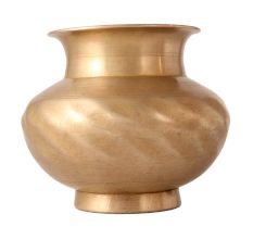 Antique Brass Lota or Water Pot for Puja