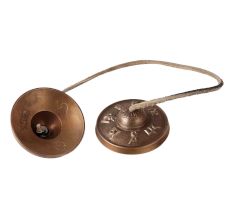 Handcrafted Brass Manjeera or Manjira for Decor