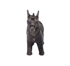 Brass Dhokra Horse Statue From Orissa