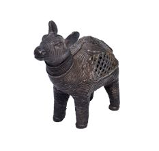 Brass Dhokra Royal Camel Statue