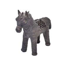 Brass Dhokra Horse Animal Statue