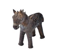 Brass Dhokra Horse Animal Statue