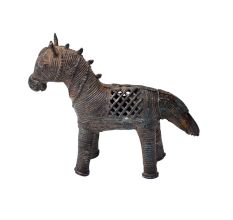 Brass Dhokra Horse Animal Statue
