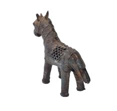 Brass Dhokra Horse Animal Statue