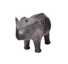 Brass Tribal Elephant Statue For Decoration
