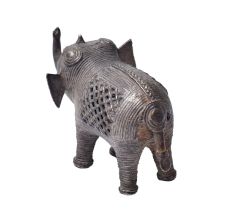 Brass Tribal Elephant Statue For Decoration