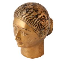 Brass Parvati Head God Statue