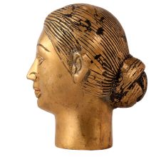 Brass Parvati Head God Statue