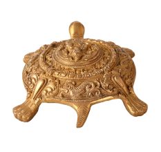 Turtle Ganesha Yantra Miniature Sculpture