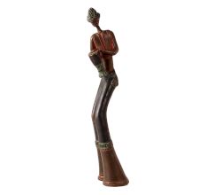 Jazz Band Drummer Brass Statue