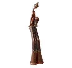 Jazz Band Drummer Brass Statue