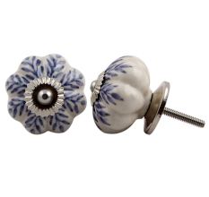 Purple Leaf Dresser Knob