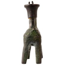 Brass Dhokra Horse With Candle Stand