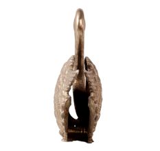 Old Brass Swan Planter