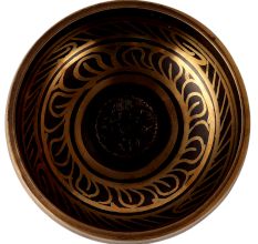 Traditional Tibetan Om Singing Bowl made of Bell Metal