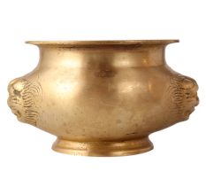 Golden Brass Lota Water Pot for Decoration