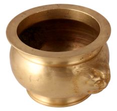 Glossy Golden Vintage Holy Water Pot