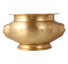 Glossy Golden Vintage Holy Water Pot